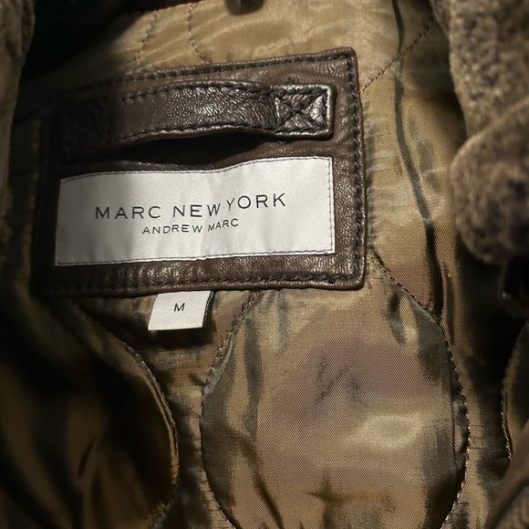 Men’s Leather Jacket by Andrew Marc New York size M - Picture 3 of 9